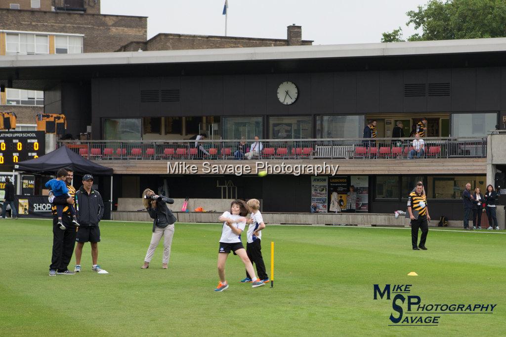 20170627-0003.jpg - Junior Coaching at Lashings All Stars vs House Of Commons & Lords, 26th June 2017 Grenfell Tower Fundraising Cricket Event at Latymer Upper School Playing Fields, London.