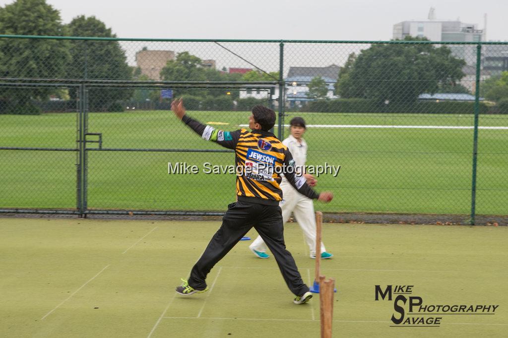 20170627-0021.jpg - Junior Coaching with Yasir Arafat at Lashings All Stars vs House Of Commons & Lords, 26th June 2017 Grenfell Tower Fundraising Cricket Event at Latymer Upper School Playing Fields, London.