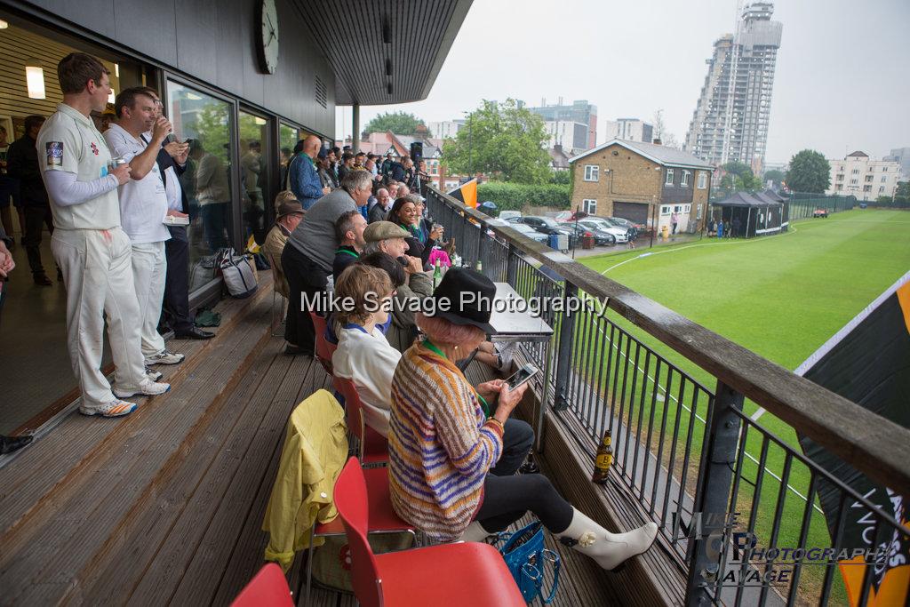 20170627-0567.jpg - Spectaors and Team members at Lashings All Stars vs House Of Commons & Lords, 26th June 2017 Grenfell Tower Fundraising Cricket Event at Latymer Upper School Playing Fields, London.