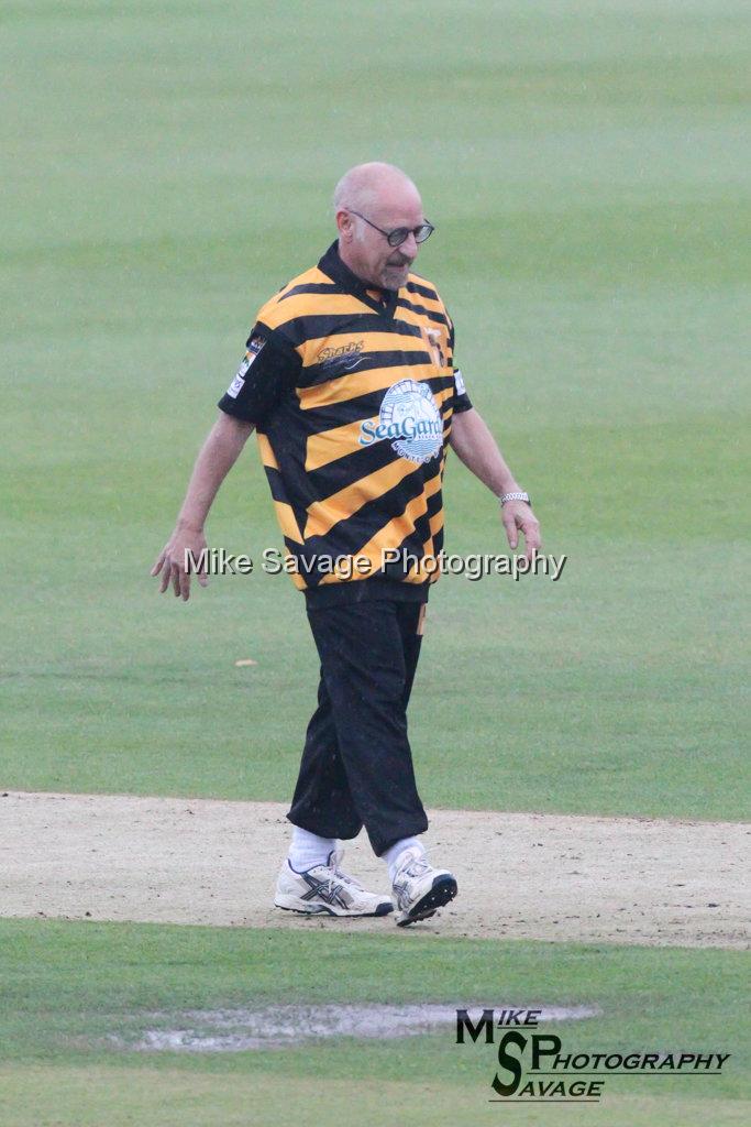 20170627-0591.jpg - Andy Jacobs (Talk Sport) at Lashings All Stars vs House Of Commons & Lords, 26th June 2017 Grenfell Tower Fundraising Cricket Event at Latymer Upper School Playing Fields, London.