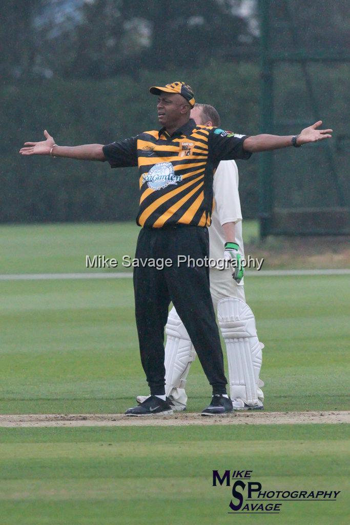 20170627-0869.jpg - Courtney Walsh at Lashings All Stars vs House Of Commons & Lords, 26th June 2017 Grenfell Tower Fundraising Cricket Event at Latymer Upper School Playing Fields, London.