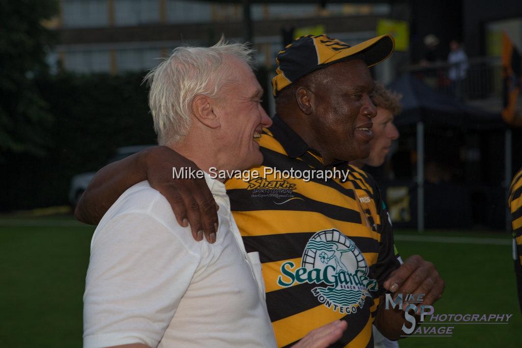 20170627-0957.jpg - Graham Stuart MP & Devon Malcolm at Lashings All Stars vs House Of Commons & Lords, 26th June 2017 Grenfell Tower Fundraising Cricket Event at Latymer Upper School Playing Fields, London.