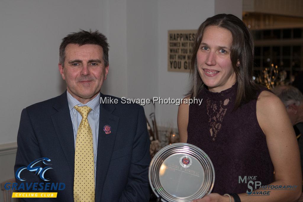 20171210-0016.jpg - Kate Savage Ladies Evening 10 Champion - GCC 2017 Awards Evening, The See-Ho, Gravesend, Kent. 10-Dec-2017.